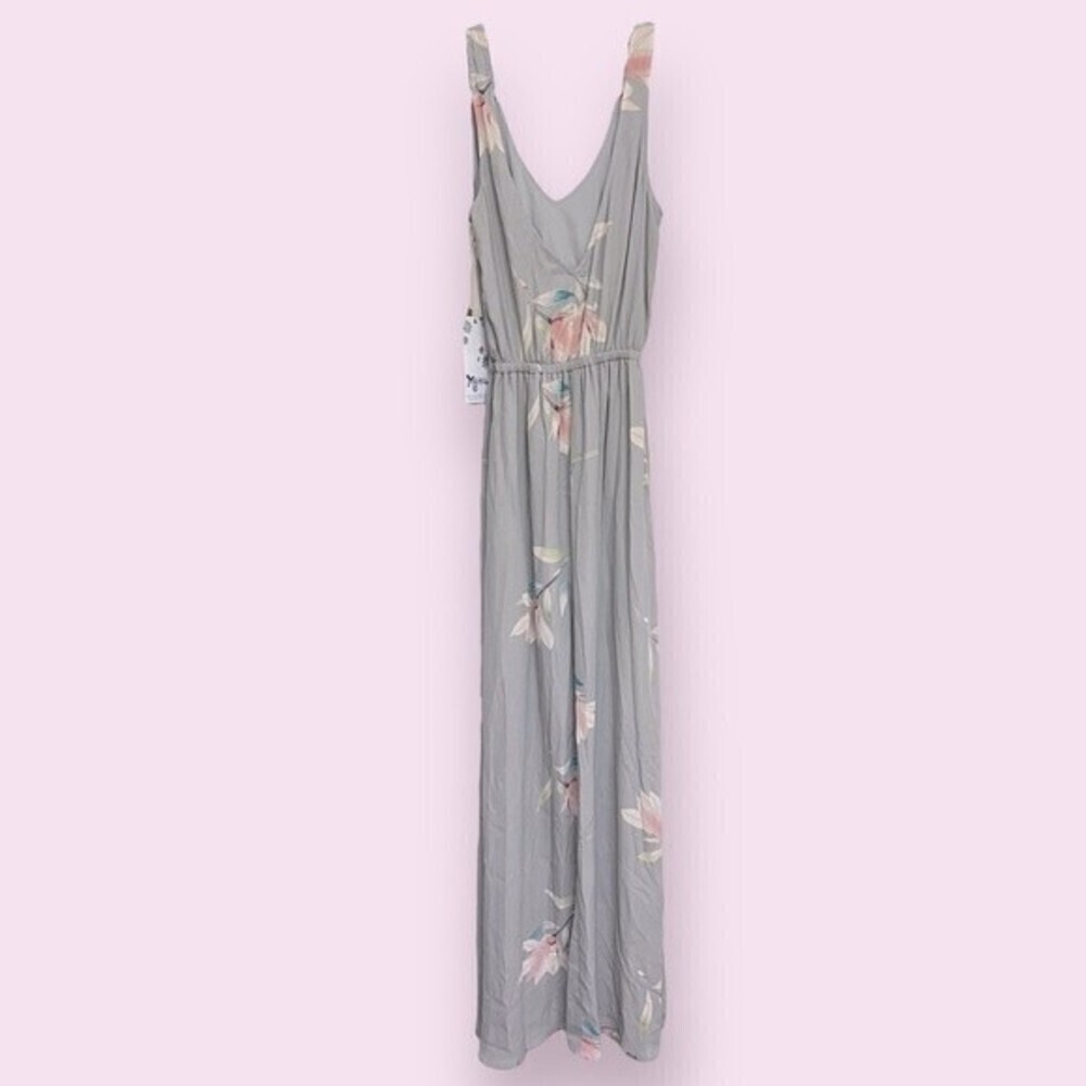 Show Me Your Mumu Kendall Maxi Dress Floral Taupe Gray NWT Womens Size Small - Picture 5 of 12